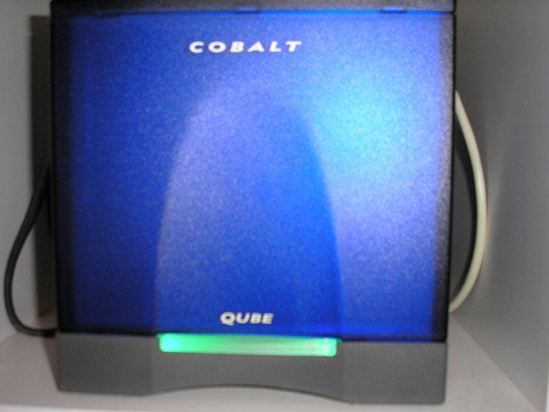 Photo of front of Cobalt Qube
